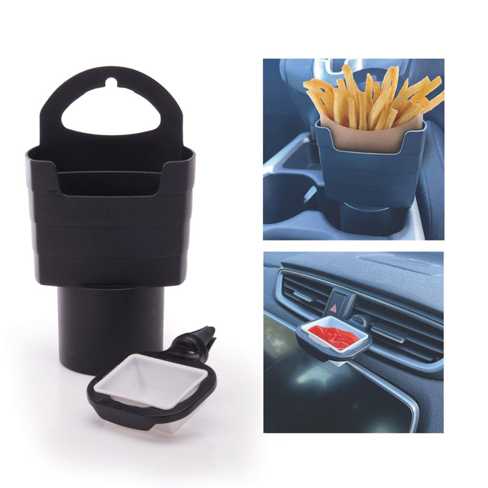NSIMG-SHA256:da13b3359a5891540162c7c294aa54e4d1308ccff5344abd1cc6511c9b38f9a8 · Isalbi Maverick Car Chip and Sauce Holder Black