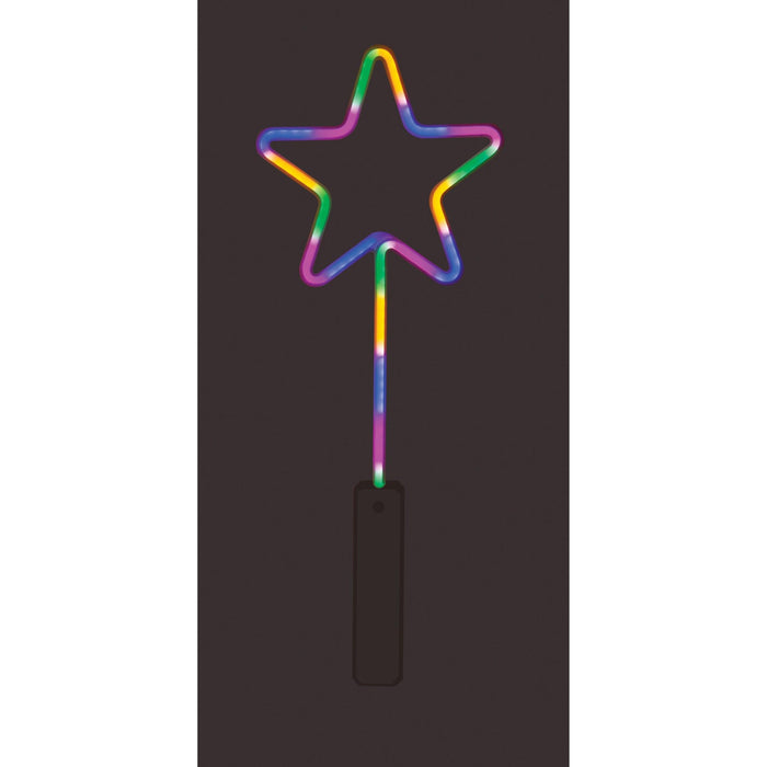 NSIMG-SHA256:340acfdb8cf300ddec0a3d7aae8a55c2dd3b78da5a4865abbb60e2f91c6523af · Isalbi Discovery Zone Illuminate Wand - Star Multi-Coloured