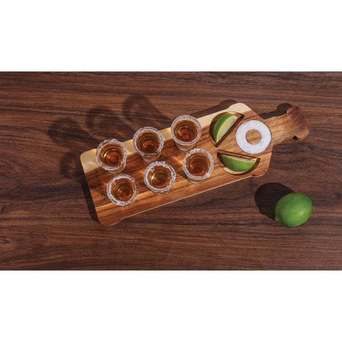 NSIMG-SHA256:2b21cec21c3d238d2efd3226b6c7e8c9aed194bc3c1ba4a0b1f42dbe4f31f9a1 · Isalbi Maverick Tequila Board and Shot Glass Set Natural