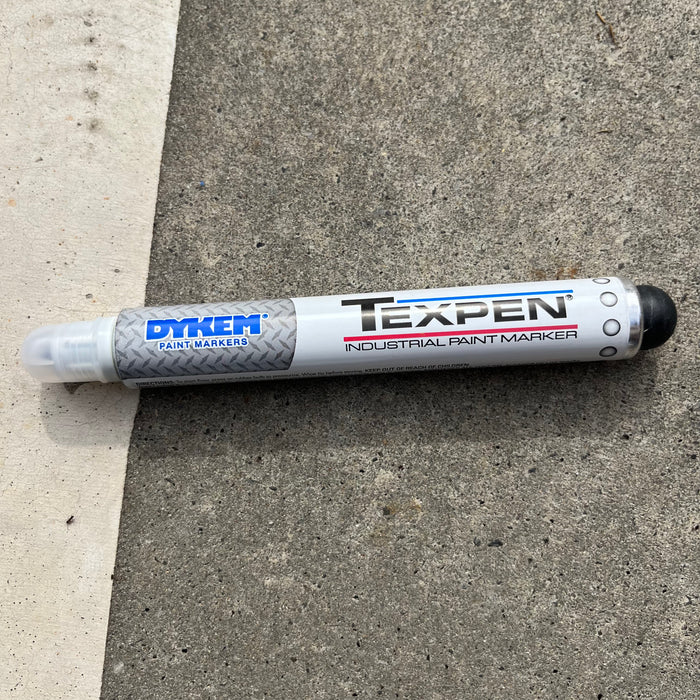 Dykem Mark-Tex Texpen White