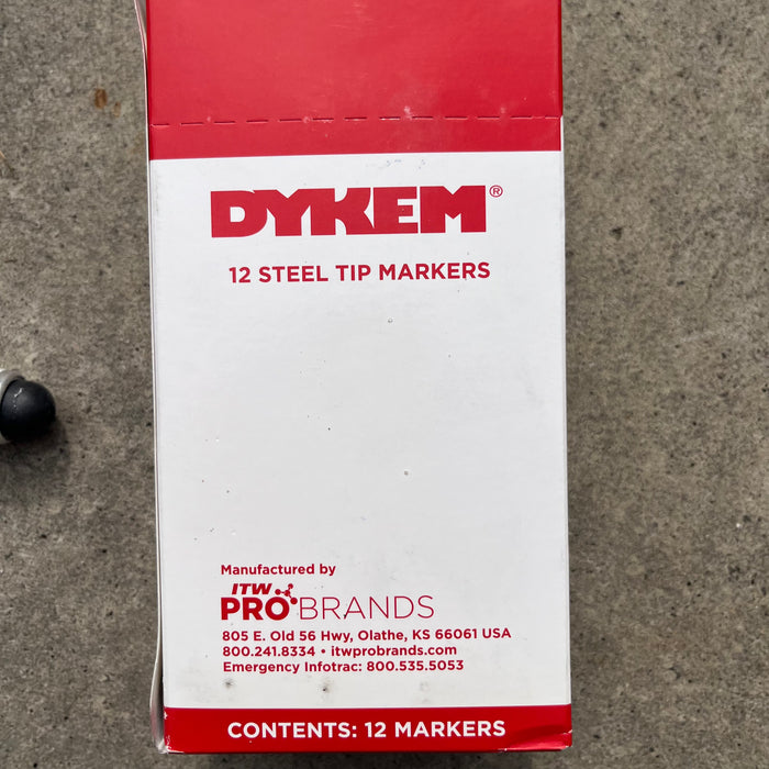 Dykem Mark-Tex Texpen White