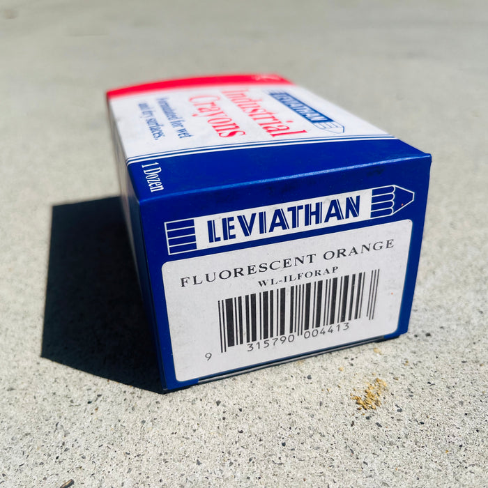 Leviathan Industrial Crayons – Durable, Waterproof, Multi-Surface Marking Crayons (12 Pack)