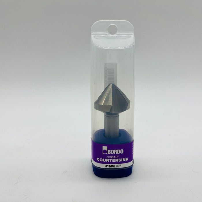 Bordo 10mm 90 Degree HSS Co5 Triple Flute Countersink