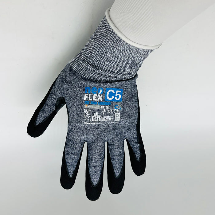 NeoFlex G815R Gloves - Cut 5/C Level, Breathable Nitrile Foam, Sizes S-3XL G815R