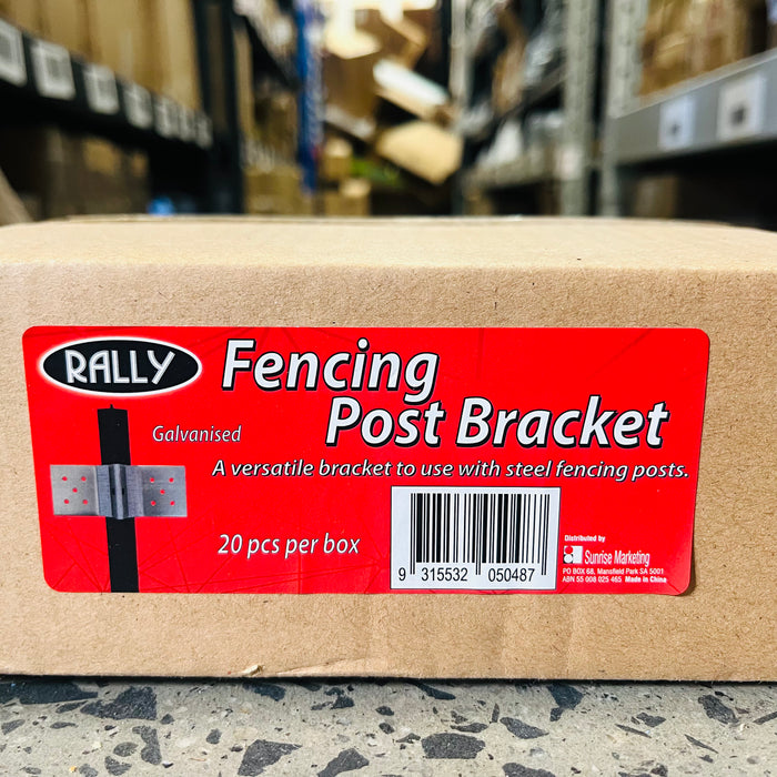 Rally Y-Post Bracket - Galvanised Steel for Fence Repair and Building