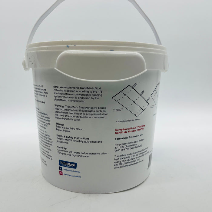 Trademark acrylic stud adhesive 5.2kg