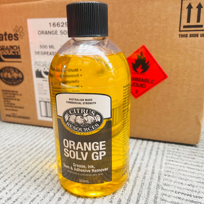 Oates CHCR-31012 Orange Solv Gp 500ml, 5L, 20L