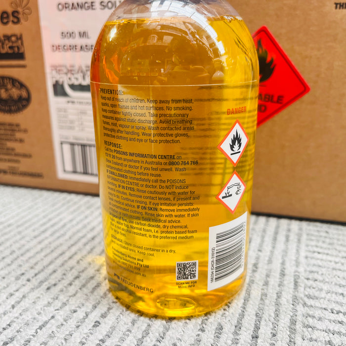 Oates CHCR-31012 Orange Solv Gp 500ml, 5L, 20L