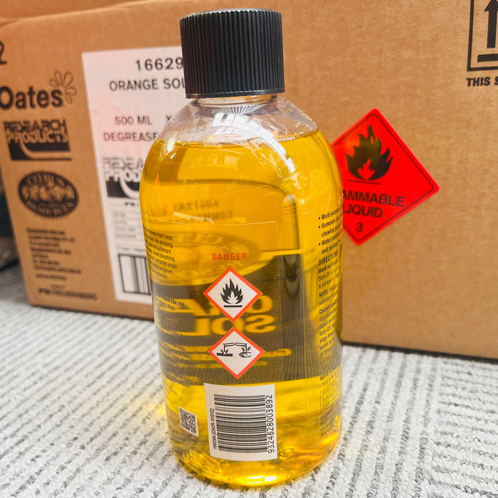Oates CHCR-31012 Orange Solv Gp 500ml, 5L, 20L