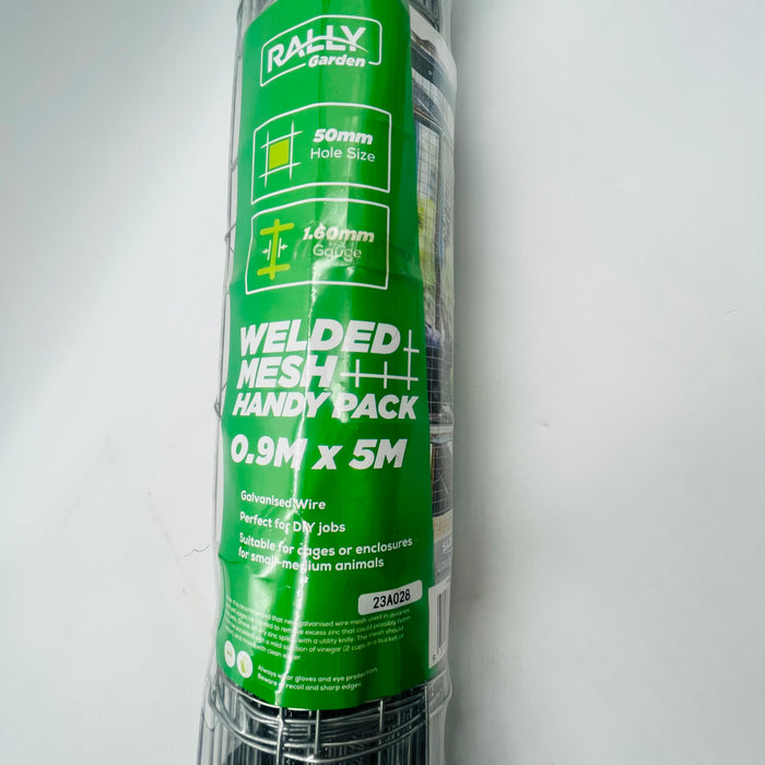 Rally Handypack Welded Mesh Variety Pack - Sizes from 6.5mm to 100mm, Wire Thickness 0.63mm to 2mm, Lengths 5M to 10M - Ideal for DIY & Professional Projects