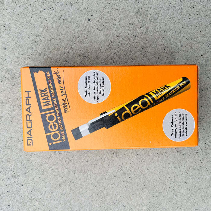 Dy-Mark Ideal Marker Black – Valve Action, Heavy Duty Permanent Marker