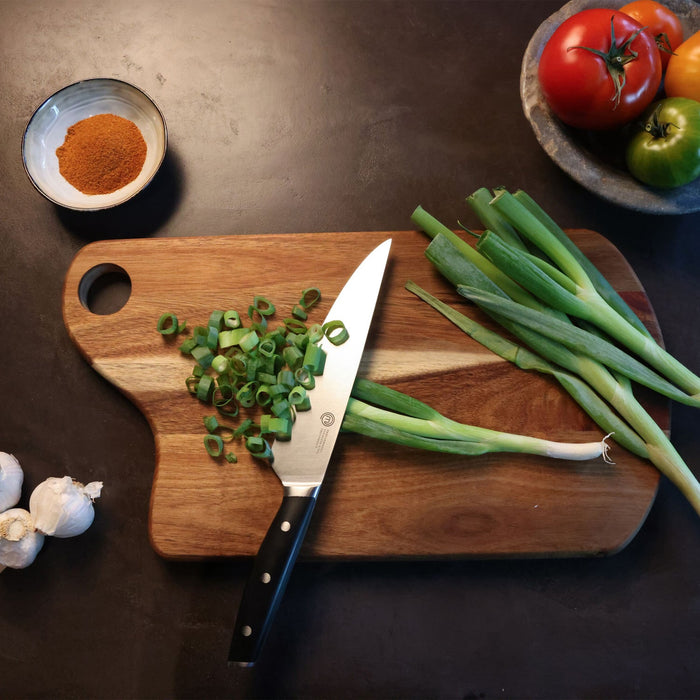 NSIMG-SHA256:9caff2954f422dcc7c92a2f42bbe77ea2148eff7e8ec3007ec922d3c96cfa57e · Isalbi MasterChef Performance Procut Chef's Knife Black & Stainless Steel