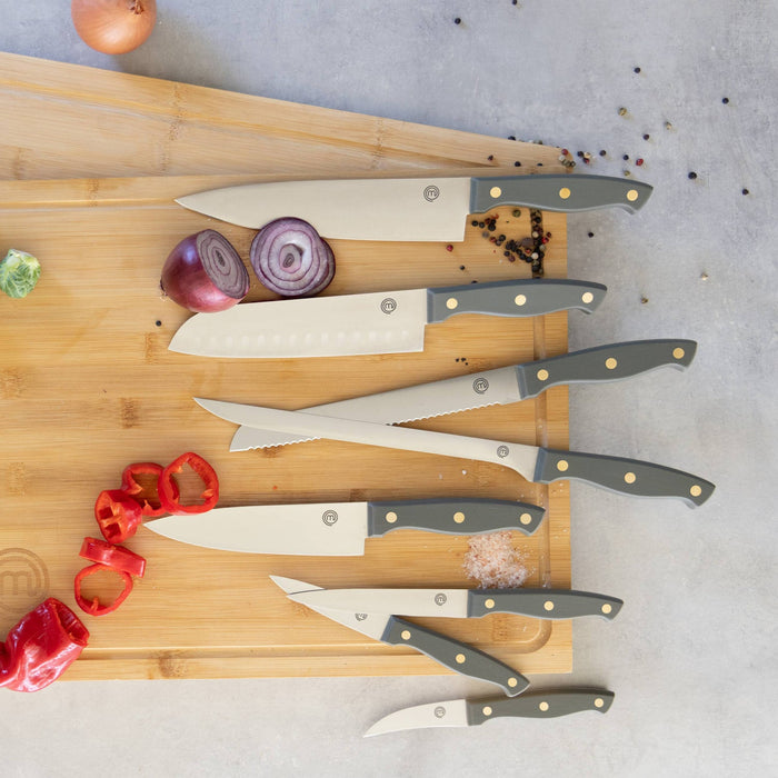 NSIMG-SHA256:d25fe8785f604a64c594166d4b3e873854bc20879b04741cb94b014cedb237fe · Isalbi MasterChef Sage Zenith Santoku Knife Sage & Stainless Steel