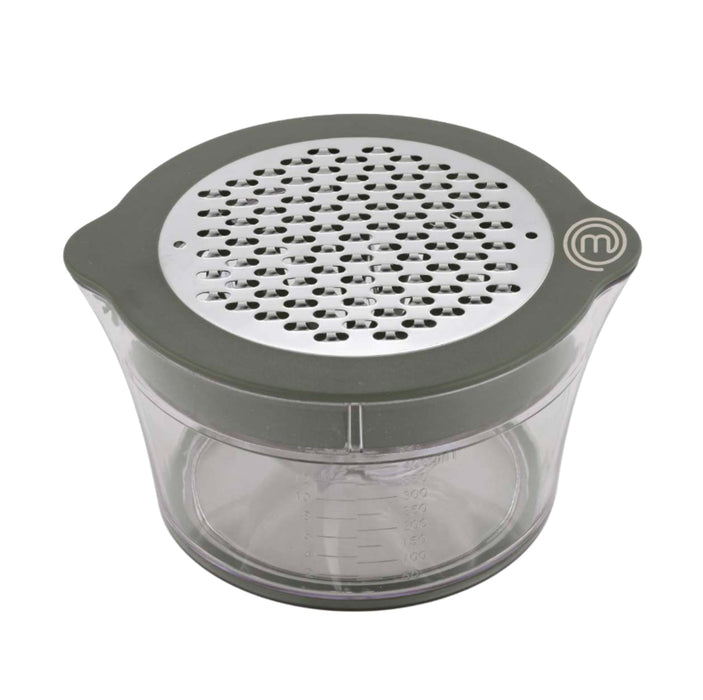 NSIMG-SHA256:53a96592c8ec7f8bf87c832c88f1b8aa6c2975f23fc047a8fd32c63cae25c364 · Isalbi MasterChef Sage Gadgetra 3-in-1 Juicer & Grater Sage & Clear