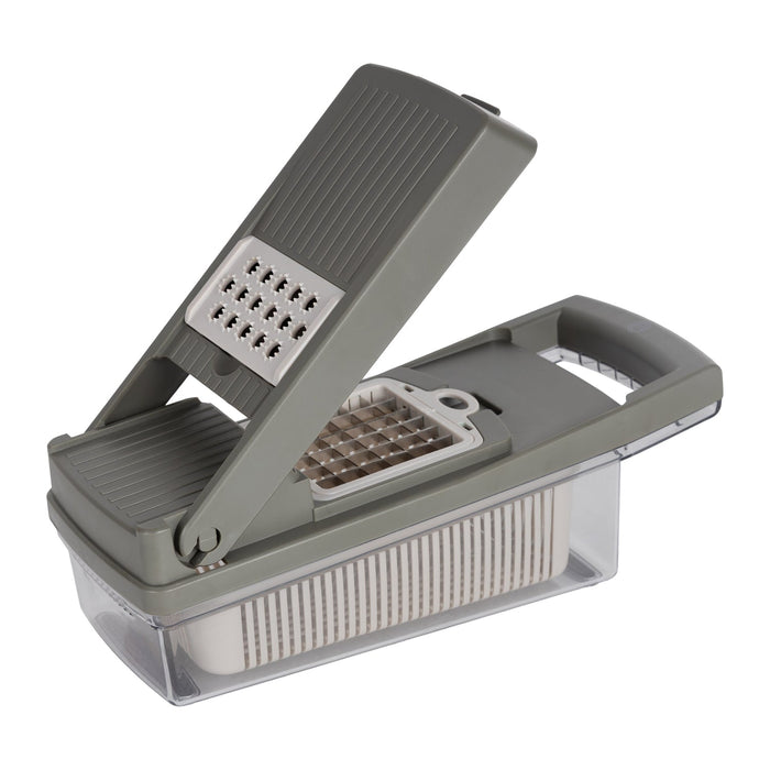 NSIMG-SHA256:7b7cff4c74345bee105926613f12258c4c21cd1b53050ddea210cf92c2a97a86 · Isalbi MasterChef Sage Gadgetra 15pc Food Slicer Set Sage&Clear