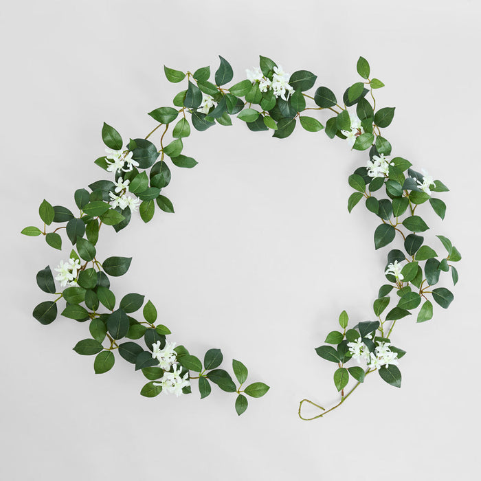 Star Jasmine Garland 1.78m Cream