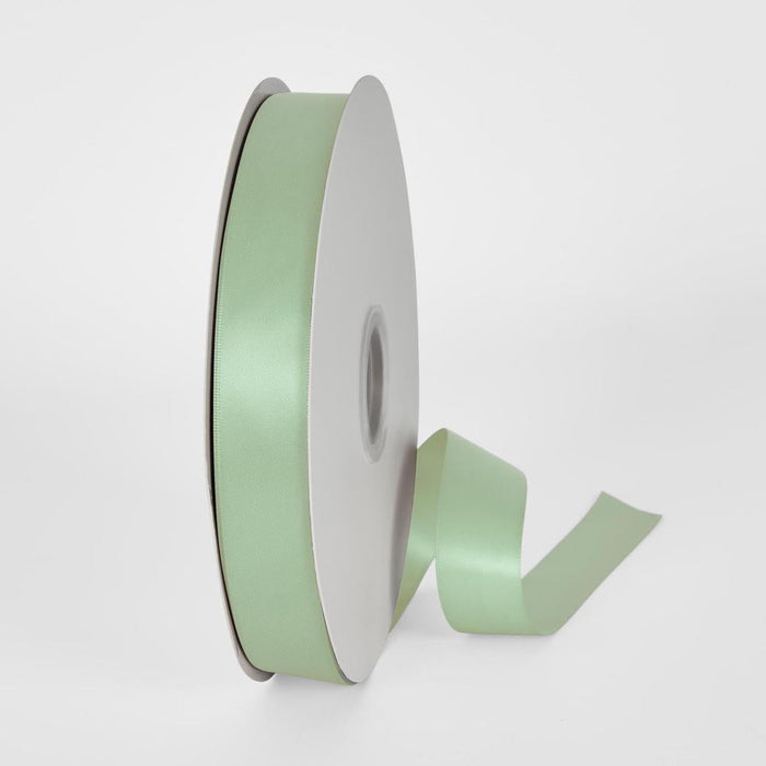 Pastel Green 91.4m - 25mm Double Sided Satin Ribbon P513