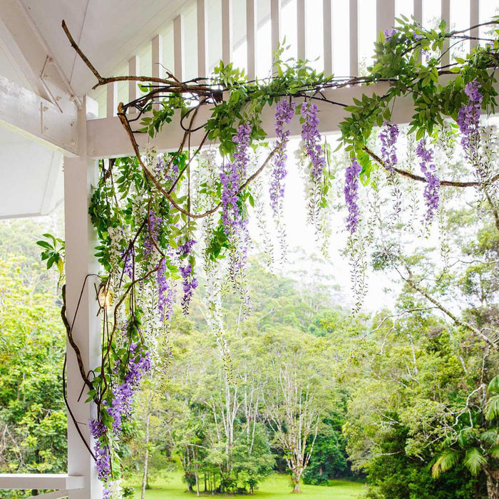 Wisteria Garland Purple