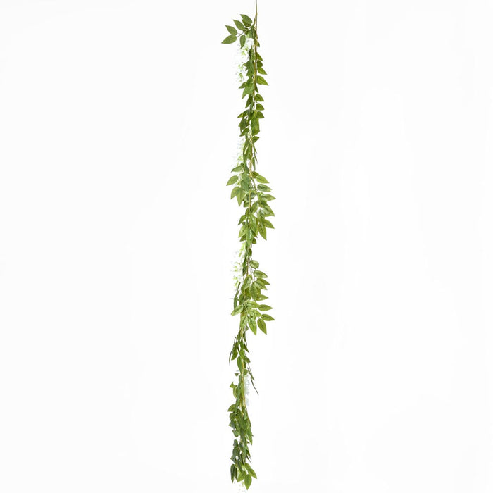 Wisteria Garland White