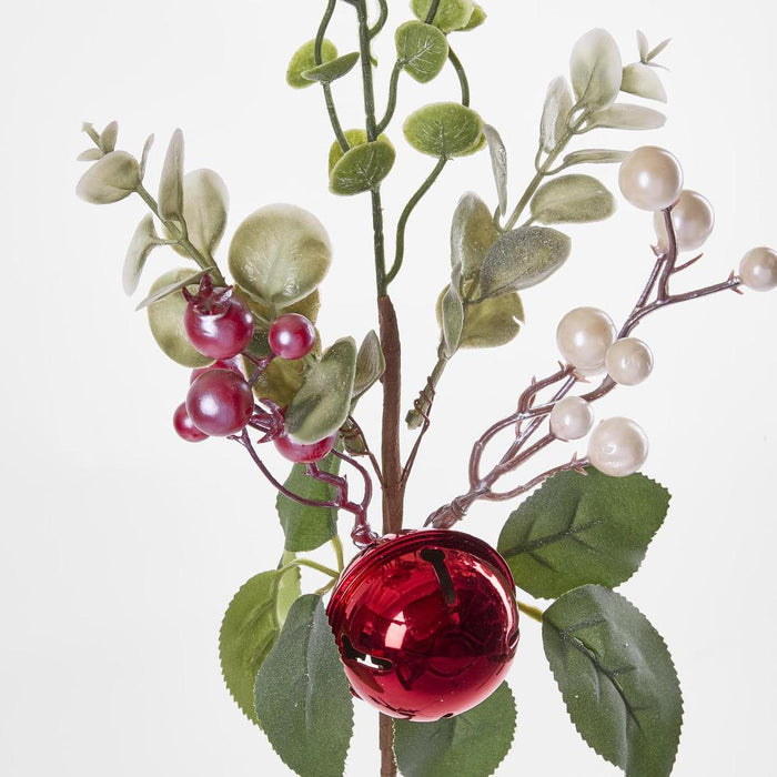 Red and White Berry Pick with Spinning Gum 43cm 12 pcs