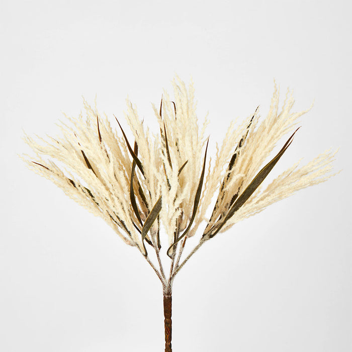 Ivory White Grass Bush set of 6