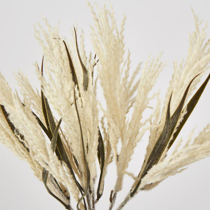 Ivory White Grass Bush set of 6