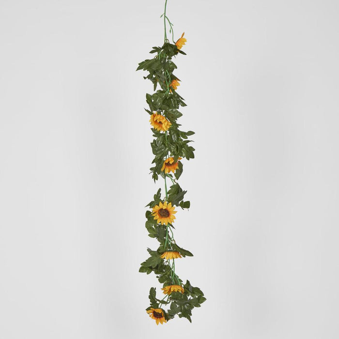 Sunflower Garland 70cm Yellow set of 12