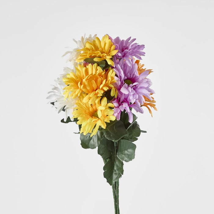 Gerbera Bush Light Asstd Box of 60 30 pcs