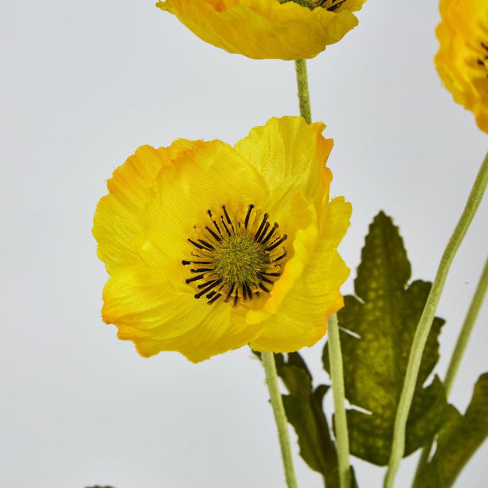 Mini Poppy Spray Yellow 18 pcs