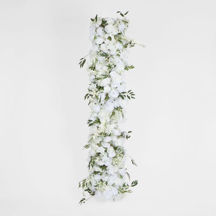 Rose Mix Table Runner White