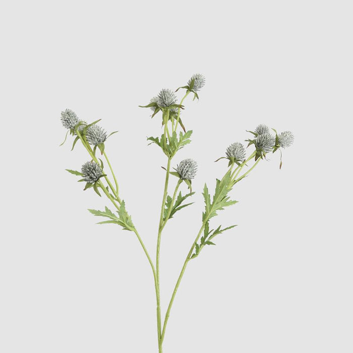 Thistle Spray 73cm Grey Blue