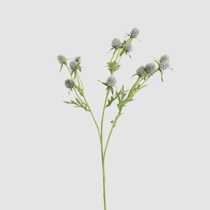 Thistle Spray 73cm Grey Blue