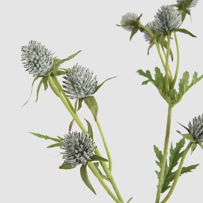 Thistle Spray 73cm Grey Blue