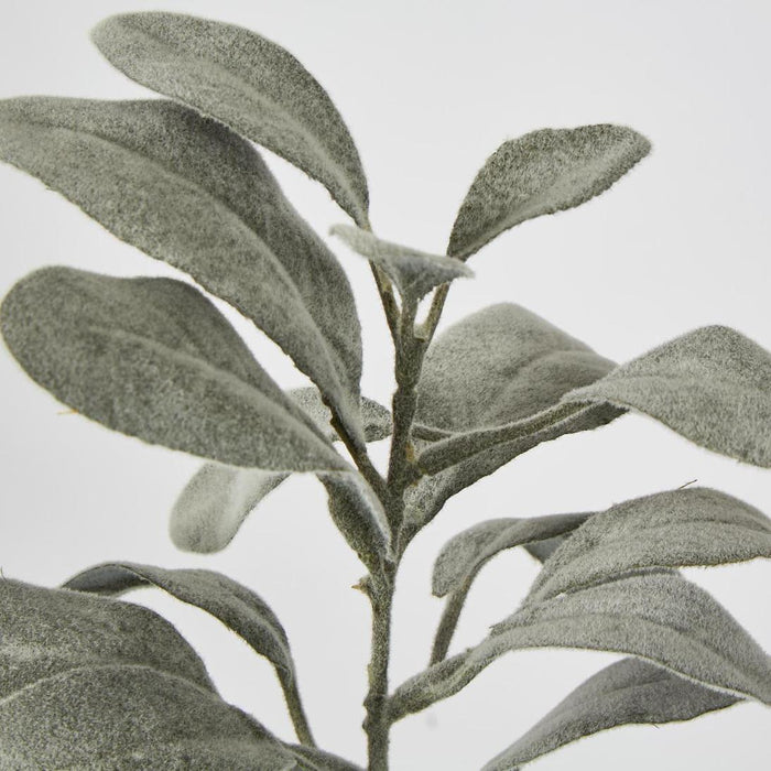 Lambs Ear leaf Spray Dark Green set of 12