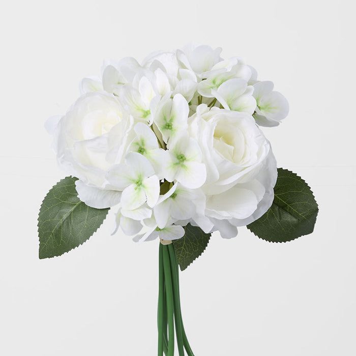 Rose & Hydrangea Bouquet White
