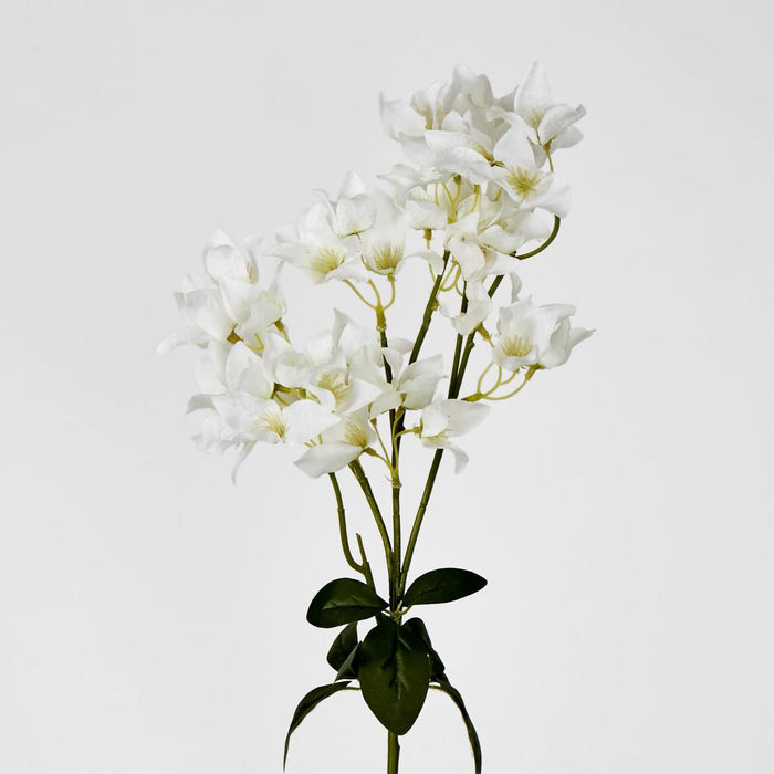 Bougainvillea Branch 83cm White 12 pcs