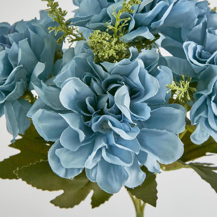 Marigold Bush x 5 Heads Blue 12 pcs