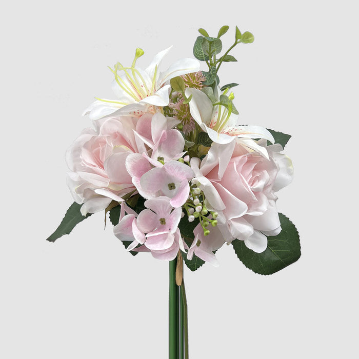 Rose Lily Bouquet Pale Pink