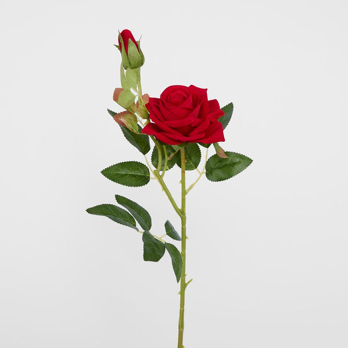 Rose Stem With Bud Red 30 pcs