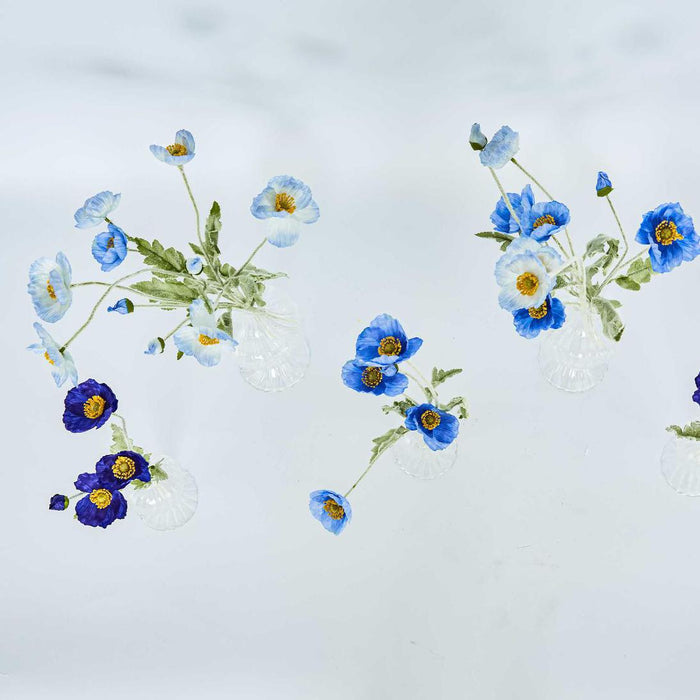 Poppy Spray Dark Blue 12 pcs