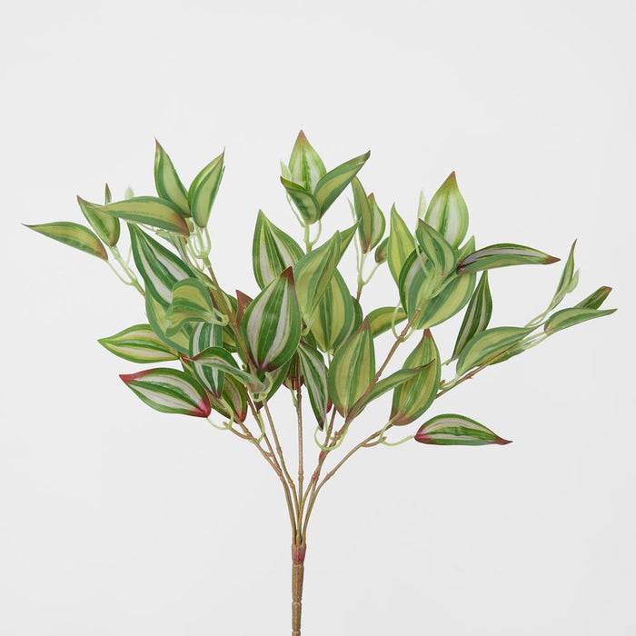 Wandering Jew leaf Spray Green set of 12