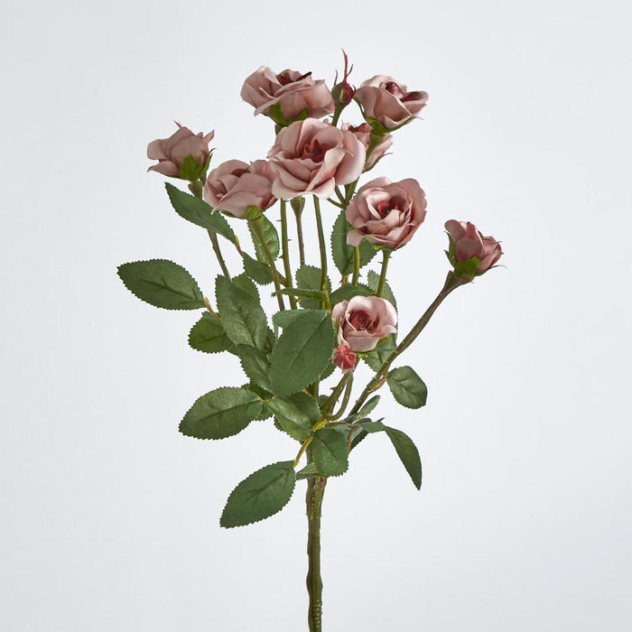 Rose Spray x 10 Heads Pink 12 pcs
