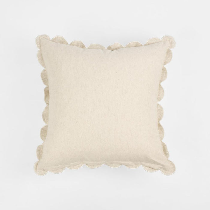 Cushion - Scallop 50x50cm White