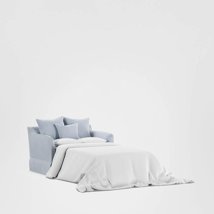 Noosa Hamptons 1.5 Seat Sofa Bed Beach W/White Piping
