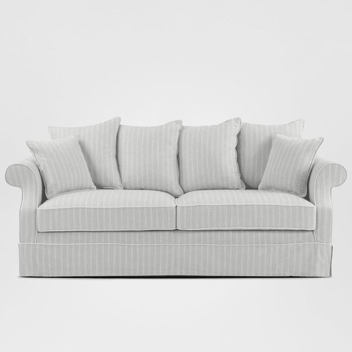 Avalon Hamptons 3 Seat Sofa Cloud Stripe