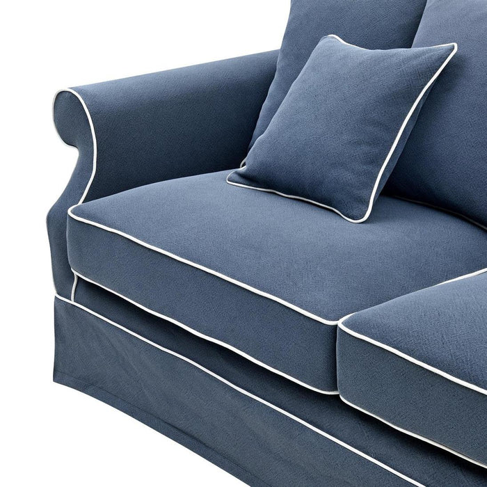 Avalon Hamptons 3 Seat Sofa Navy