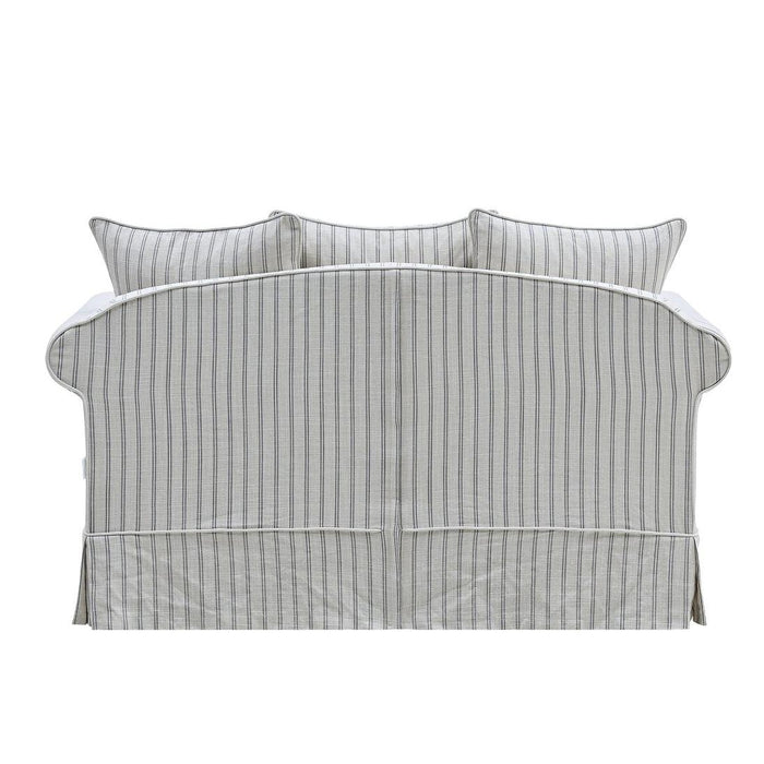 Avalon Hamptons 2 Seat Sofa Stone Stripe