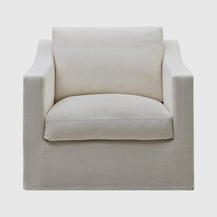 Clovelly Hamptons Armchair Ivory