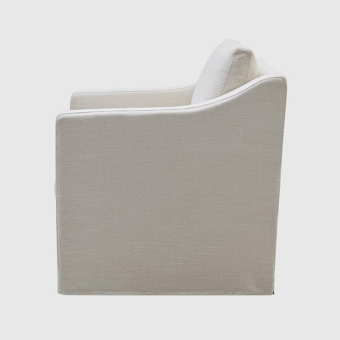 Clovelly Hamptons Armchair Ivory