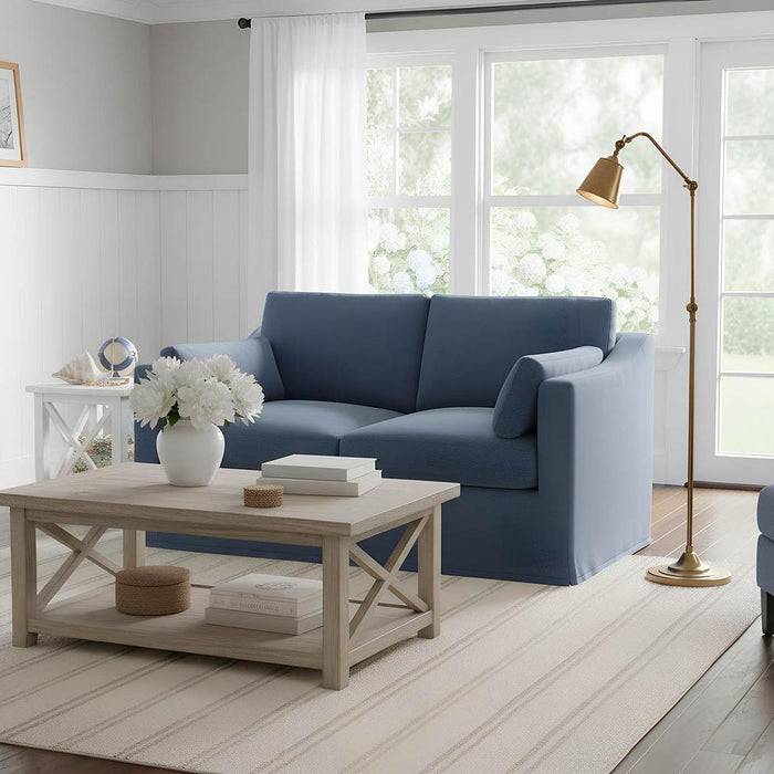 Clovelly Hamptons 2 Seat Sofa Navy